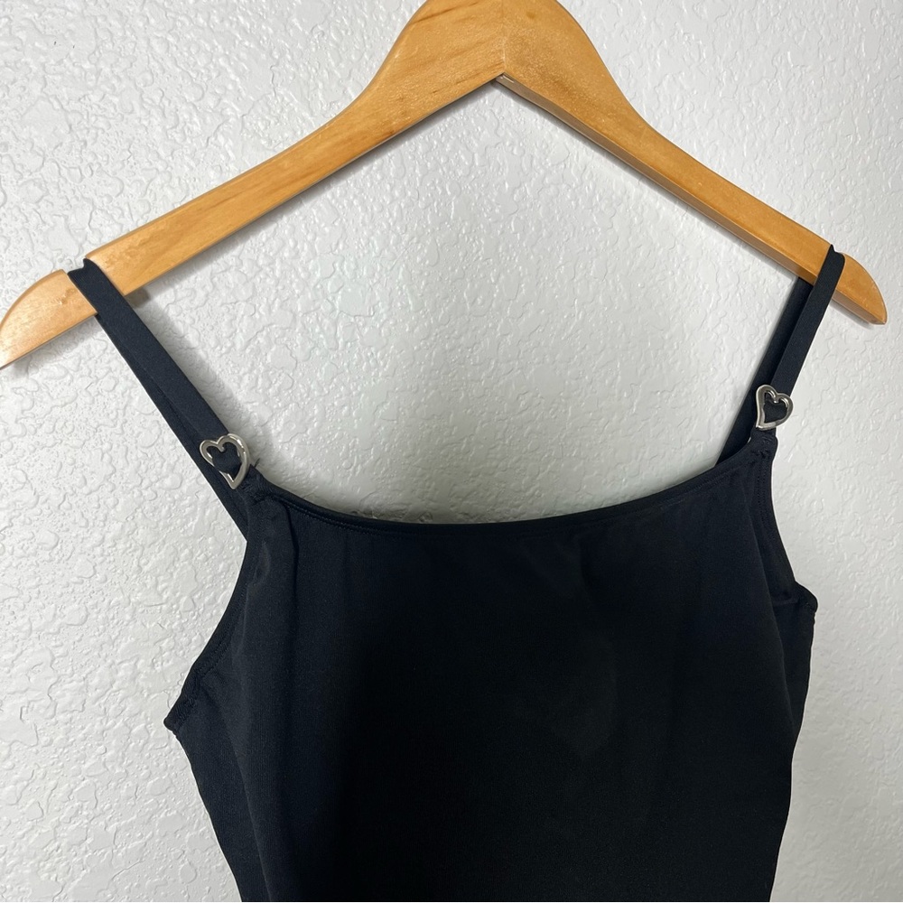 NEW Vintage Victoria’s Secret Black One Piece Swimsuit Size 14 90s USA Made NWT
